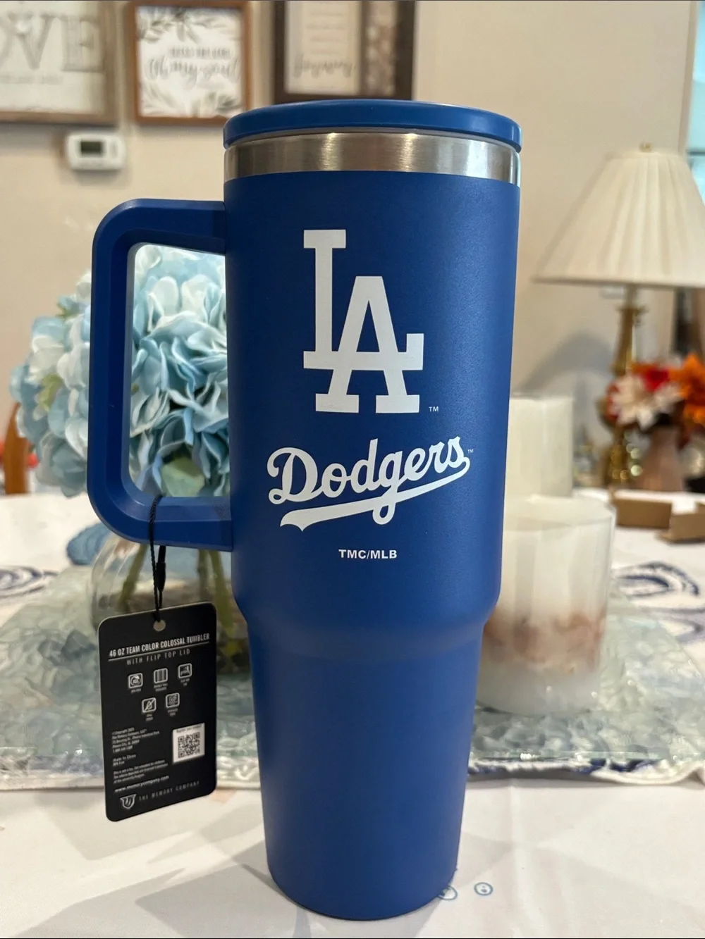 Los Angeles Dodgers Stainless Steel Colossal Tumbler- 46oz